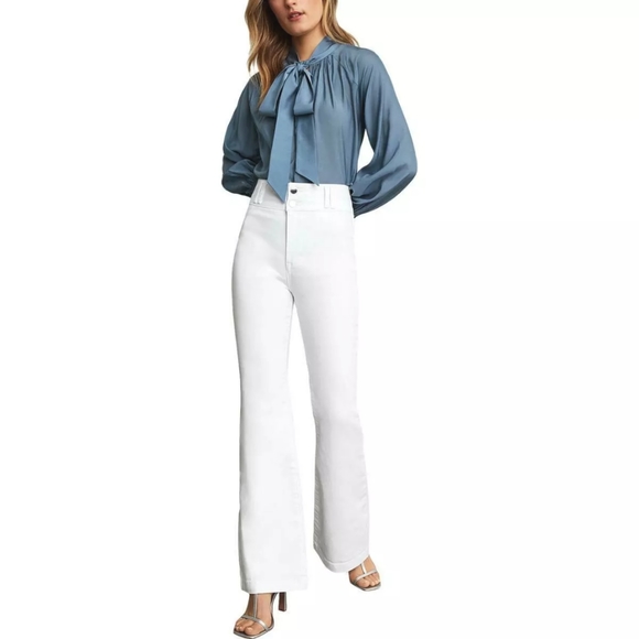 BCBGMaxAzria Denim - BCBG MAX AZRIA High Rise Wide Leg Jeans